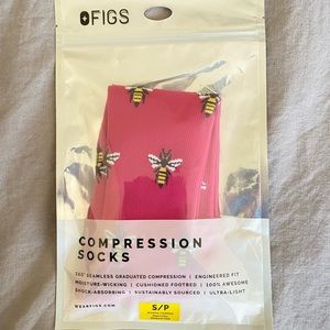 Figs Bee Mine Compression Socks - Small
